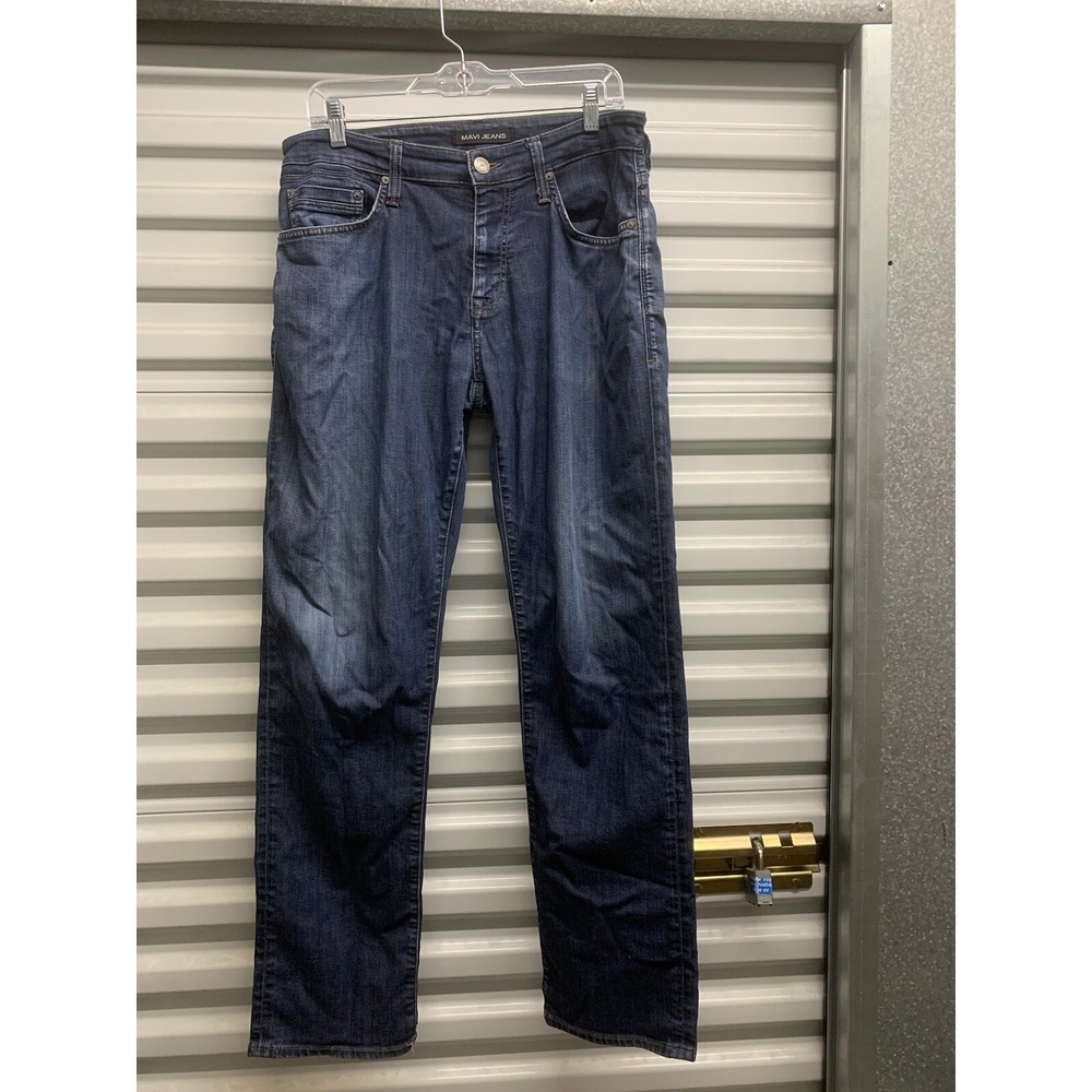 Mavi Zach Straight Leg Blue Denim Jeans 32 x 32